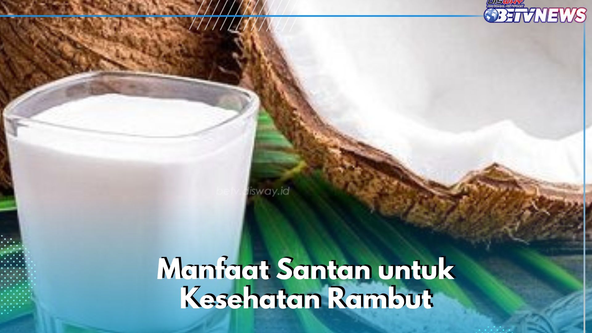 Cek Manfaat Santan di Sini! Bisa Kurangi Kerontokan Rambut, Cukup Gunakan Secara Rutin