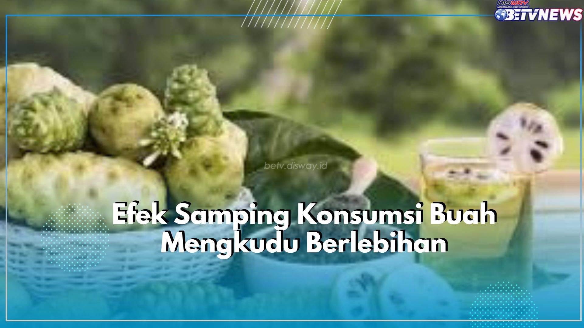 Jarang Diketahui! Konsumsi Buah Mengkudu Secara Berlebihan Dapat Timbulkan Efek Samping Berbahaya, Cek Disini!