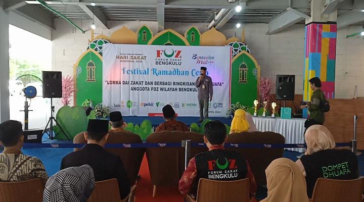 Hari Zakat Nasional 2023, FOZ Bengkulu Gelar Lomba Da'i dan Bagi Sembako