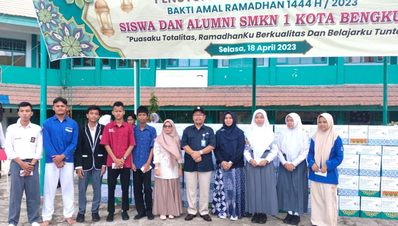 Universitas Terbuka Berpartisipasi dalam Bakti Amal Ramadhan SMKN 1 Bengkulu 