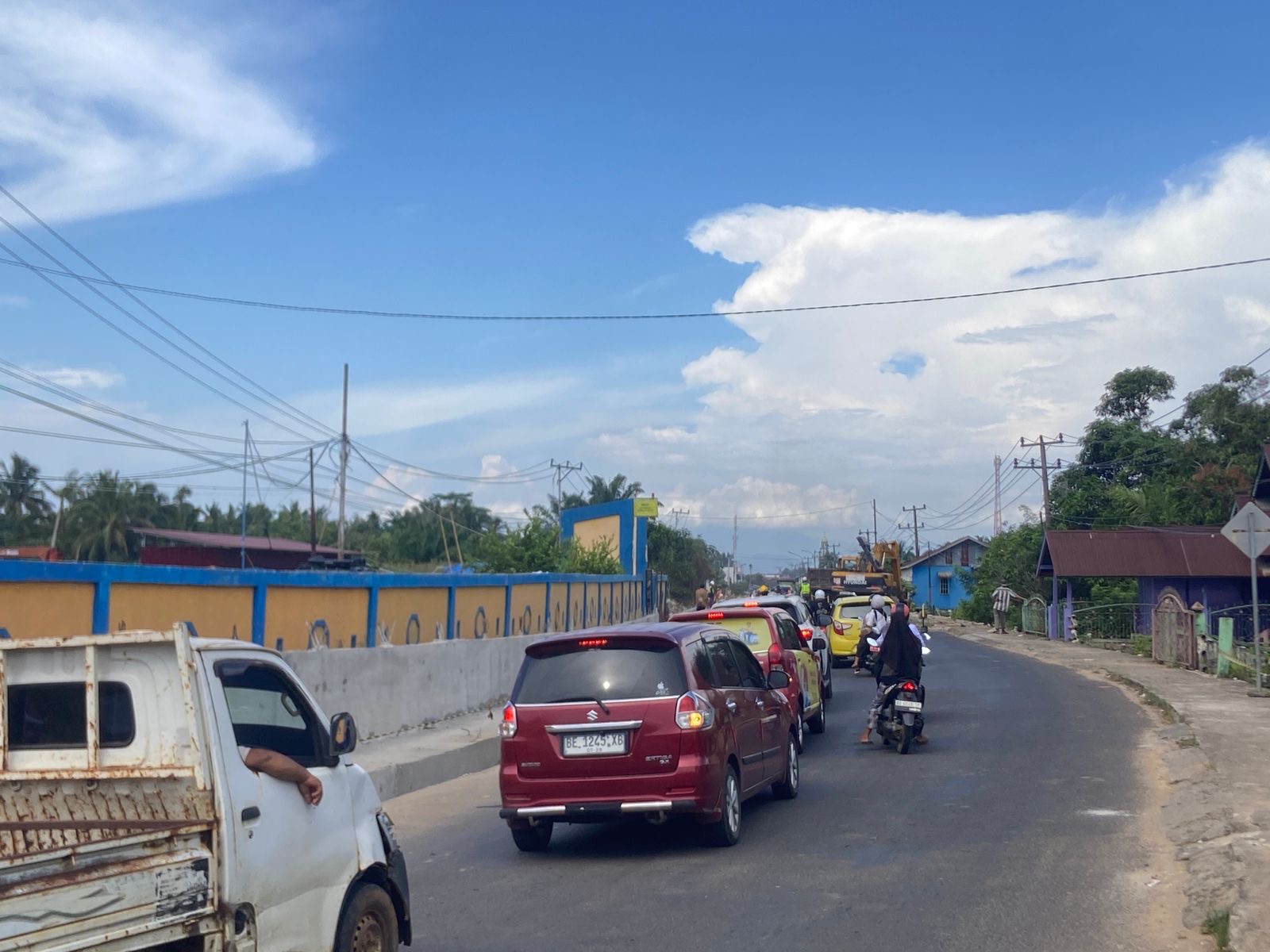Proyek Pengendalian Banjir Dimulai, Jalan Tanjung Jaya–Sukamerindu Ditutup untuk Truk dan Bus Mulai 5 Juni