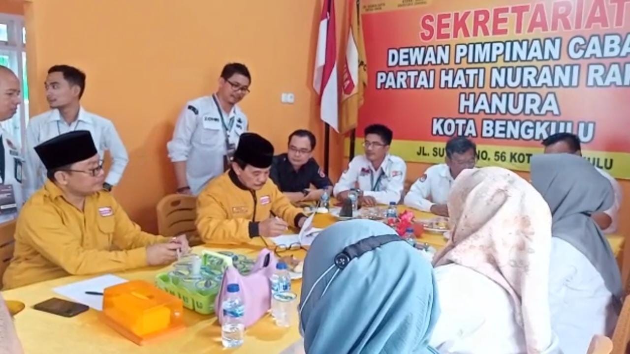 KPU Kota Bengkulu Verifikasi Faktual ke DPC Hanura 