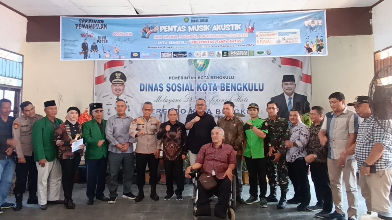 22 Peserta Ikuti Babak Penyisihan Pentas Musik Anak Jalanan dan Disabilitas Kota Bengkulu