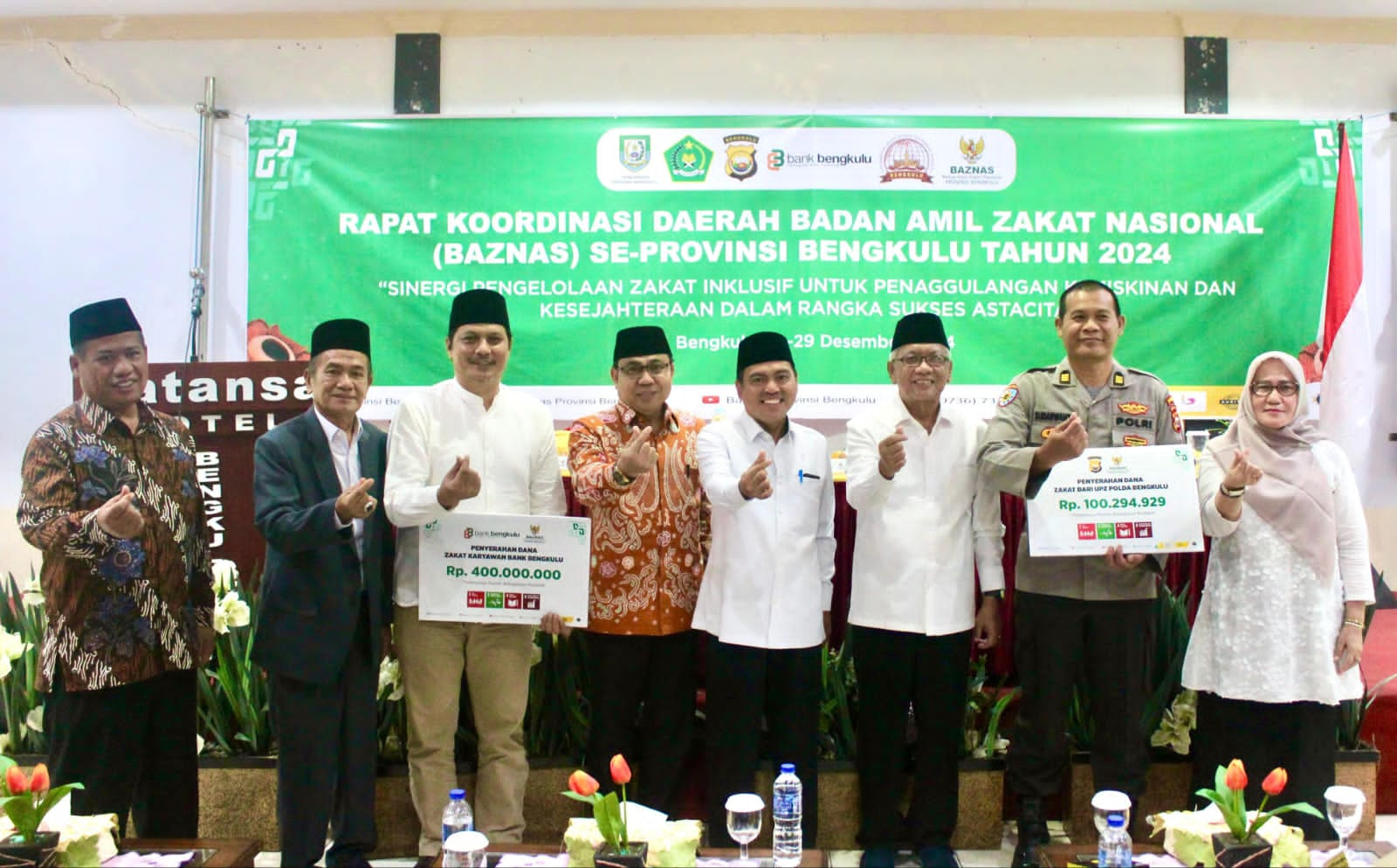 Rakorda Baznas se-Provinsi Bengkulu Momentum Sinkronisasi dengan Program Gubernur Baru 