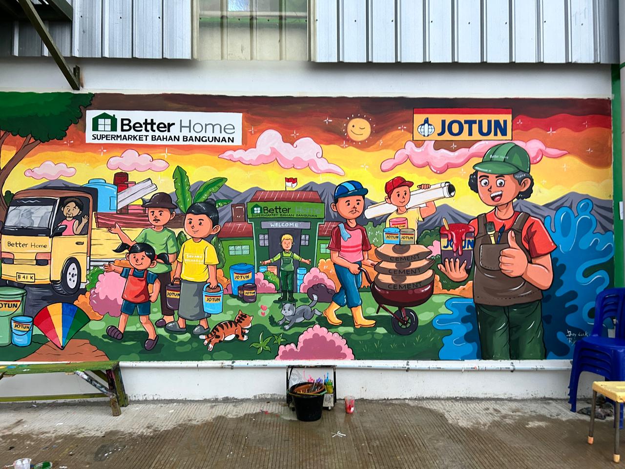 Mural Competition Betterhome Diikuti 10 Tim, Berikan Wadah bagi Seniman di Kota Bengkulu