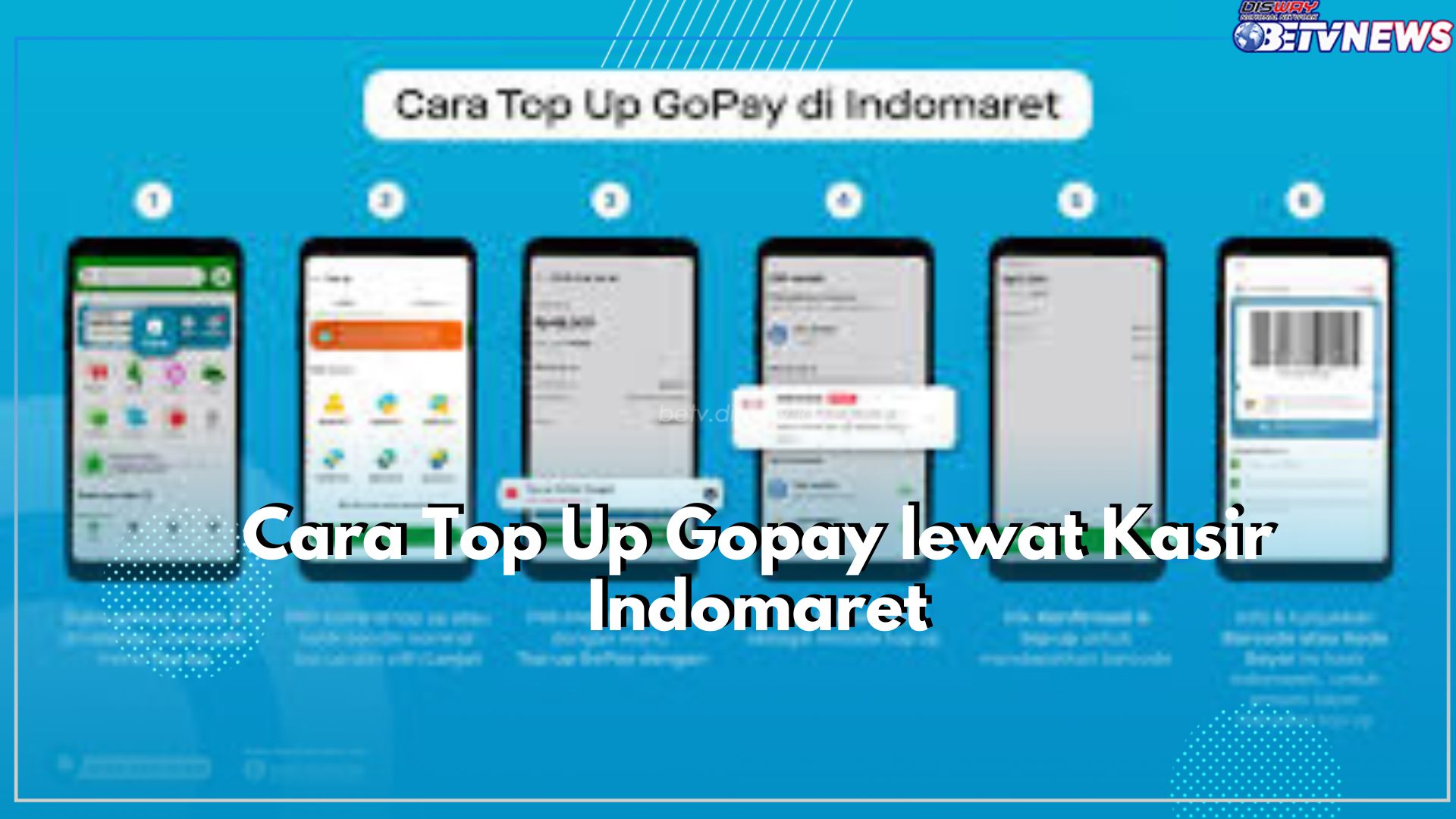Biaya Admin Cuma Rp2.000, Yuk Top Up Saldo GoPay melalui Indomaret, Cek Caranya Disini!