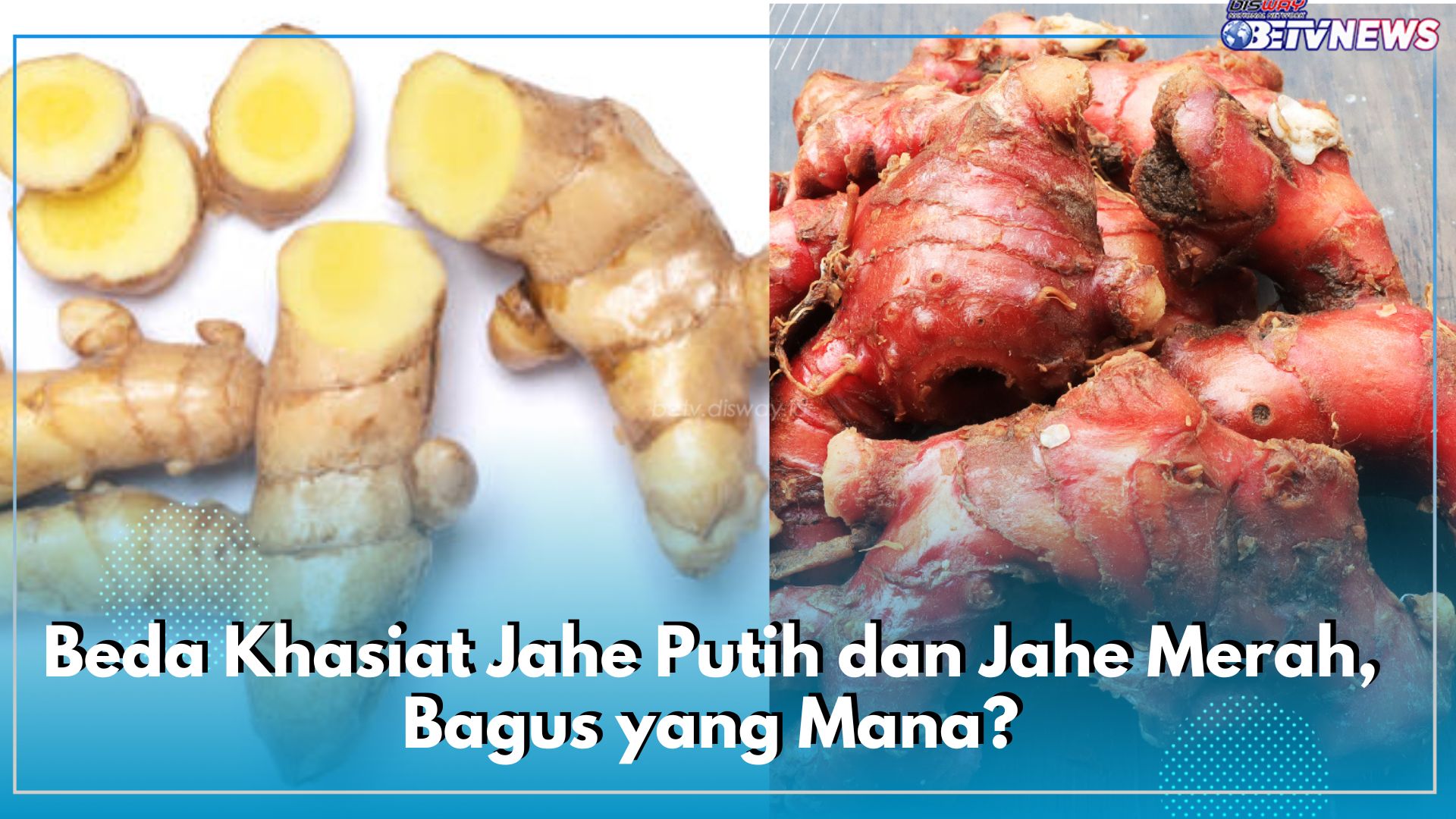 Cari Tahu Di sini Beda Khasiat Jahe Putih dan Jahe Merah, Bagus yang Mana?