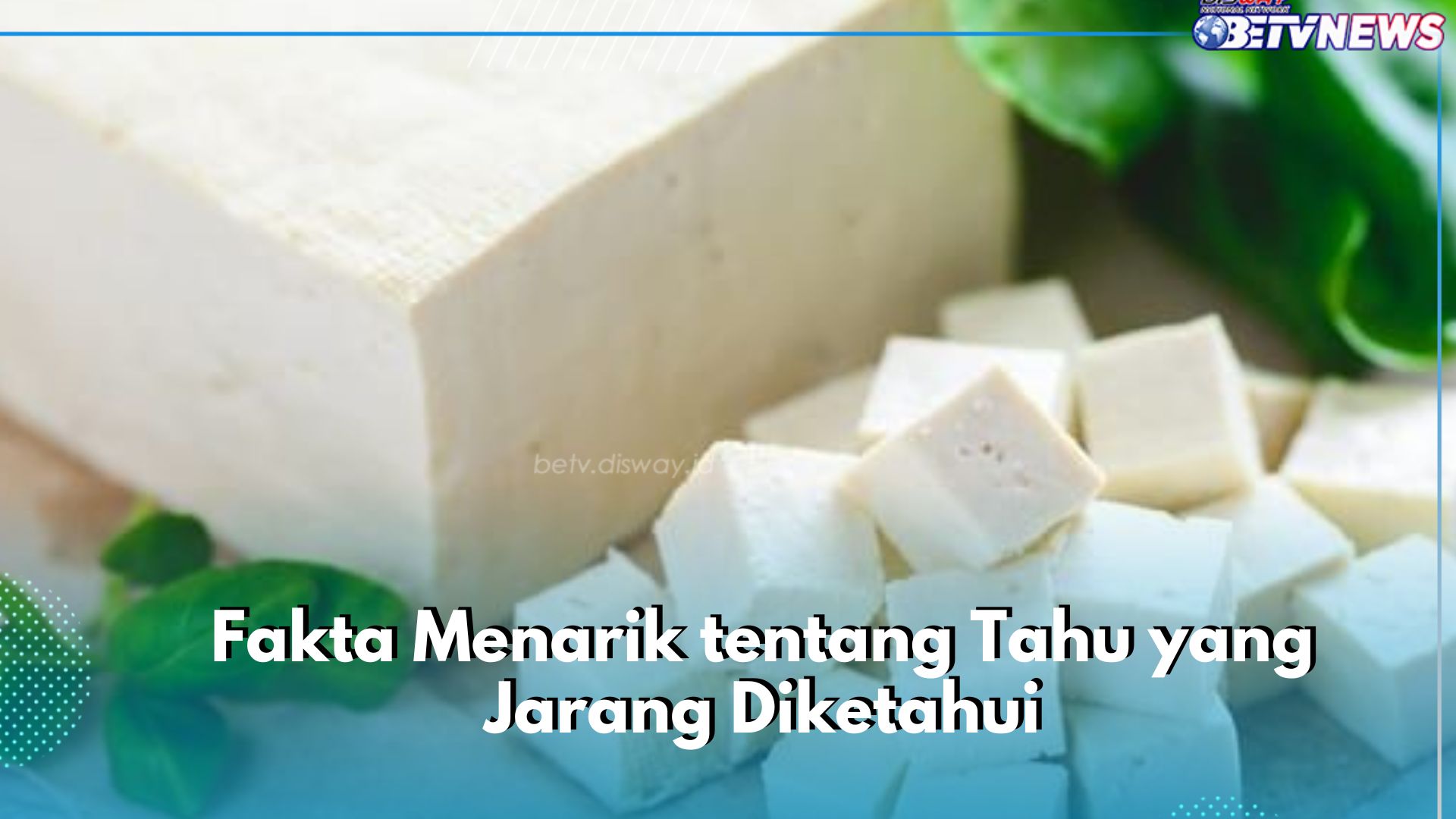 Tidak Hanya Baik untuk Kesehatan, Ini Fakta tentang Tahu yang Digemari Banyak Orang
