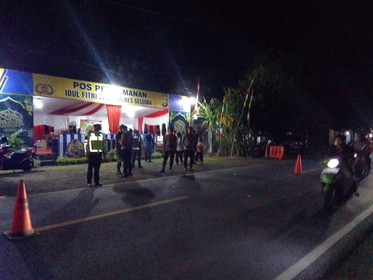 146 Personel Polres Seluma Amankan Perayaan Malam Takbiran Lebaran 2025