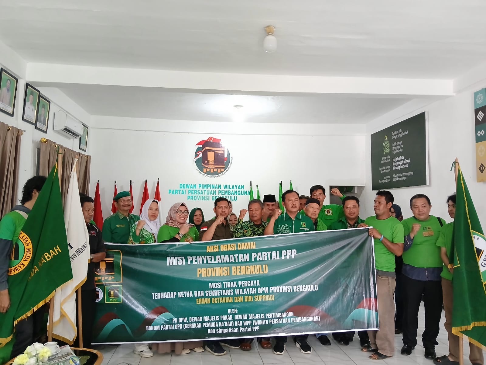 DPW PPP Bengkulu Angkat Bicara Soal Konflik Internal dan Suara Penyelamatan Partai