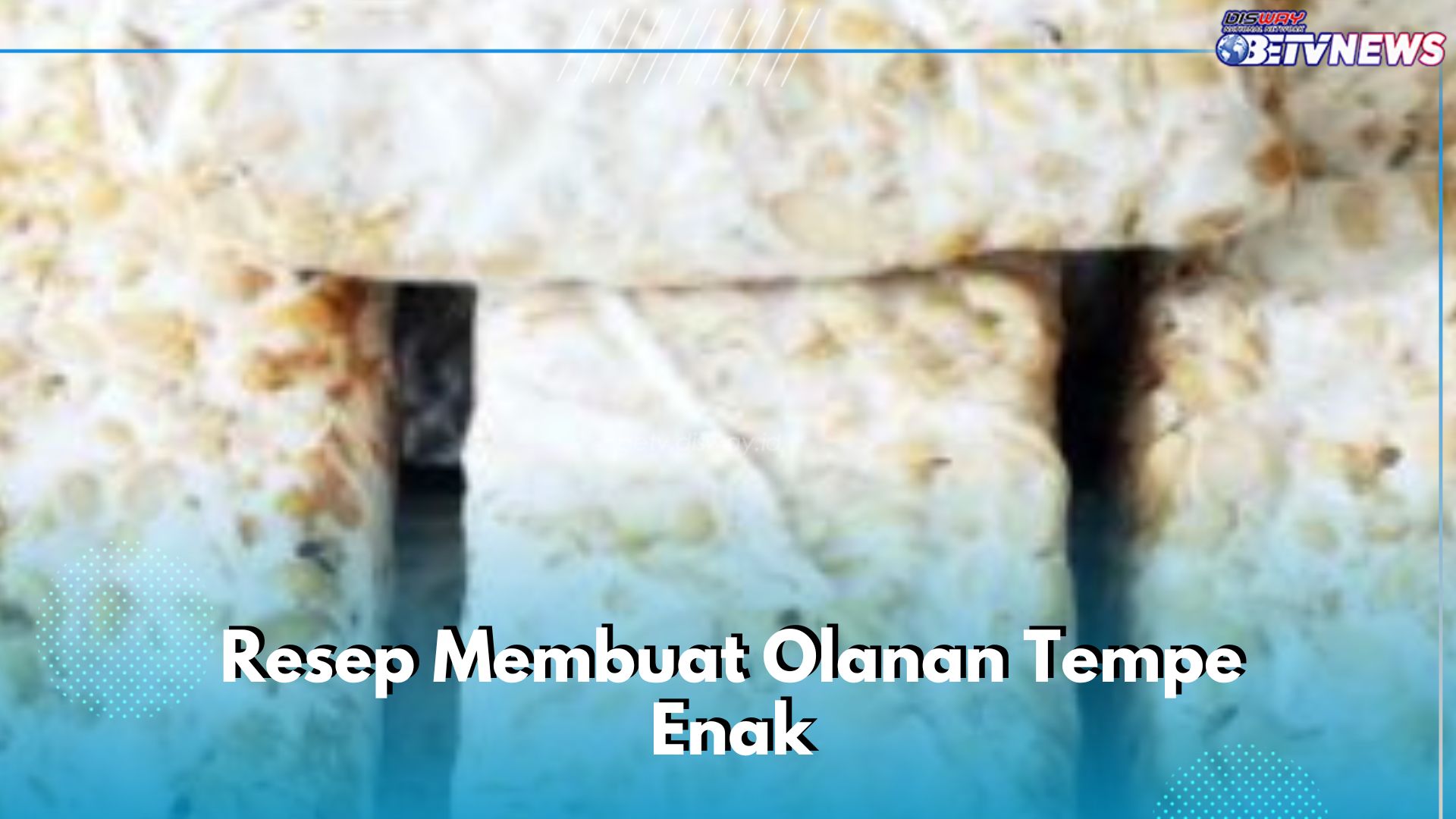 3 Resep Membuat Olahan Tempe Enak Tanpa Tepung, Auto Bikin Ketagihan