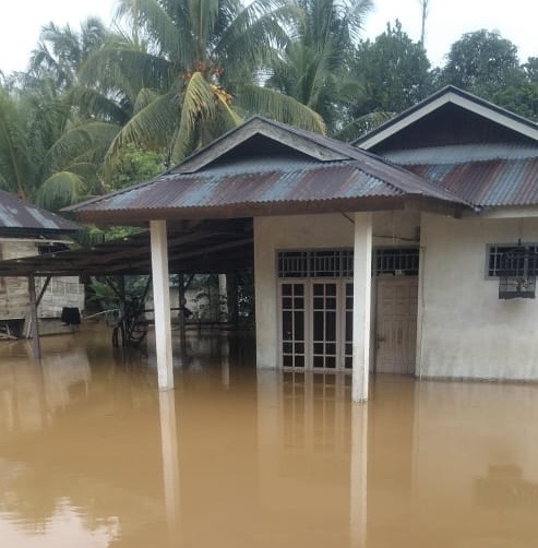 Diguyur Hujan Deras, Ratusan Rumah di Semidang Alas Maras Terendam Banjir