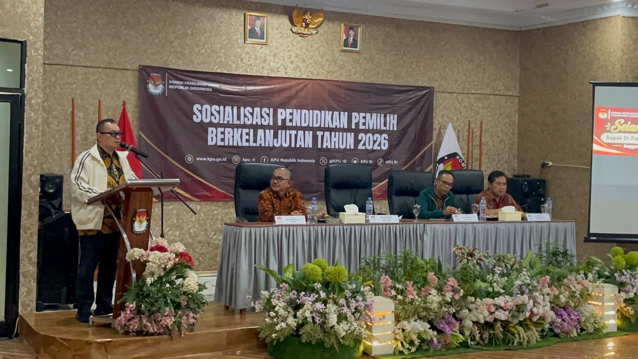 Parsadaan Harahap Buka Sosialisasi di Lebong, KPU RI Genjot Pendidikan Pemilih Berkelanjutan