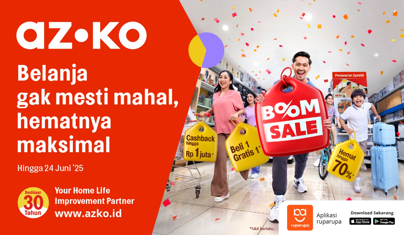 Baru Gak Mesti Mahal! Ini Daftar Produk Paling Hemat di AZKO BOOM SALE 2025 Bengkulu