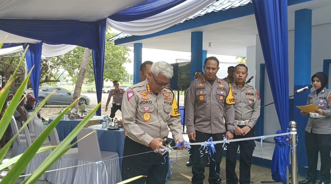 Hari Lalu Lintas Bhayangkara ke-69, Ditlantas Polda Bengkulu Gelar Bakti Sosial 