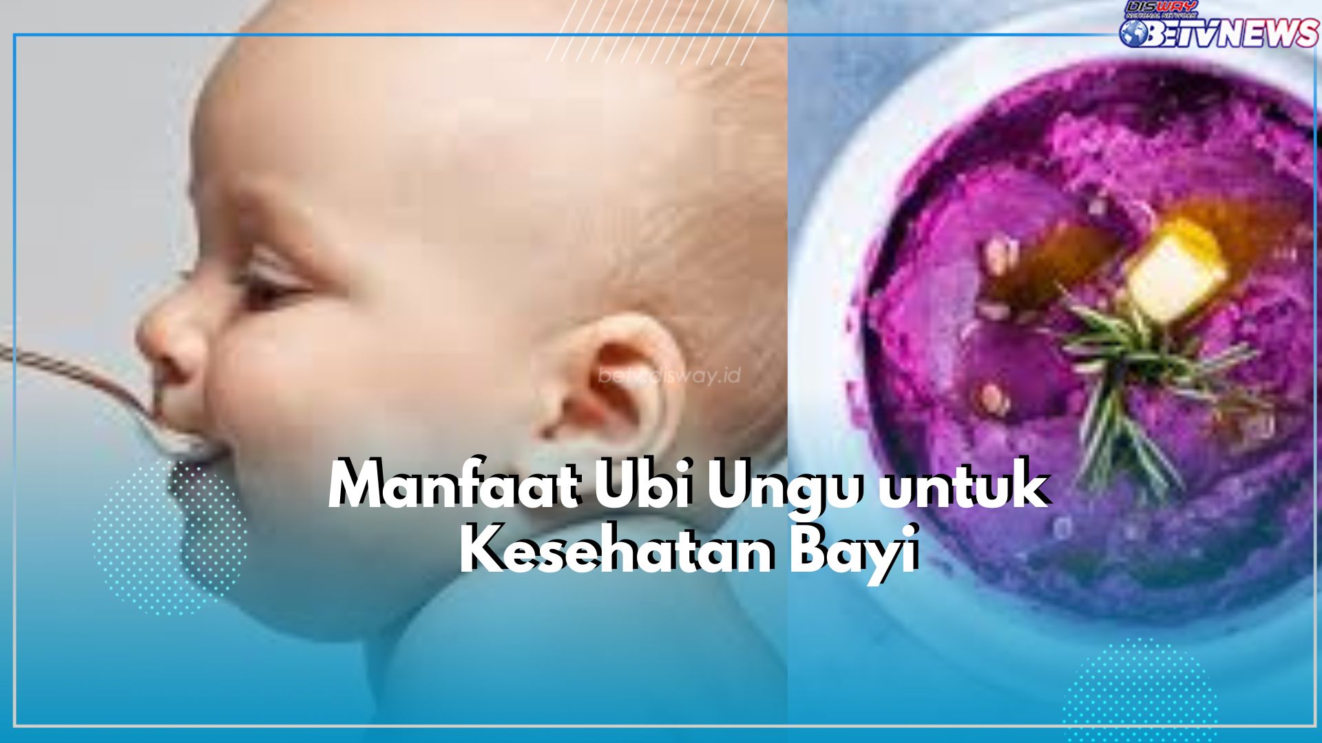 Cocok Dijadikan MPASI! Tak Hanya untuk Orang Dewasa, Ubi Ungu Juga Tawarkan Manfaat yang Baik untuk Kesehatan 