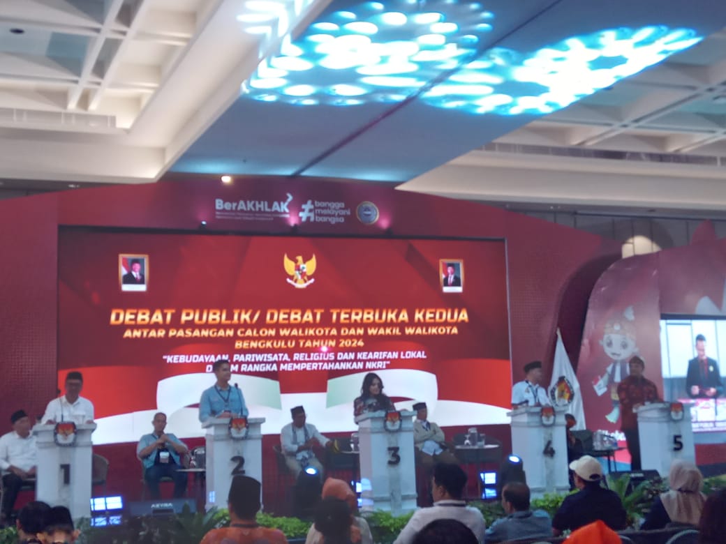 Calon Walikota Nomor Urut 5 Jadi Sasaran Kritik Paslon Lain Saat Debat Kedua Pilwakot Bengkulu