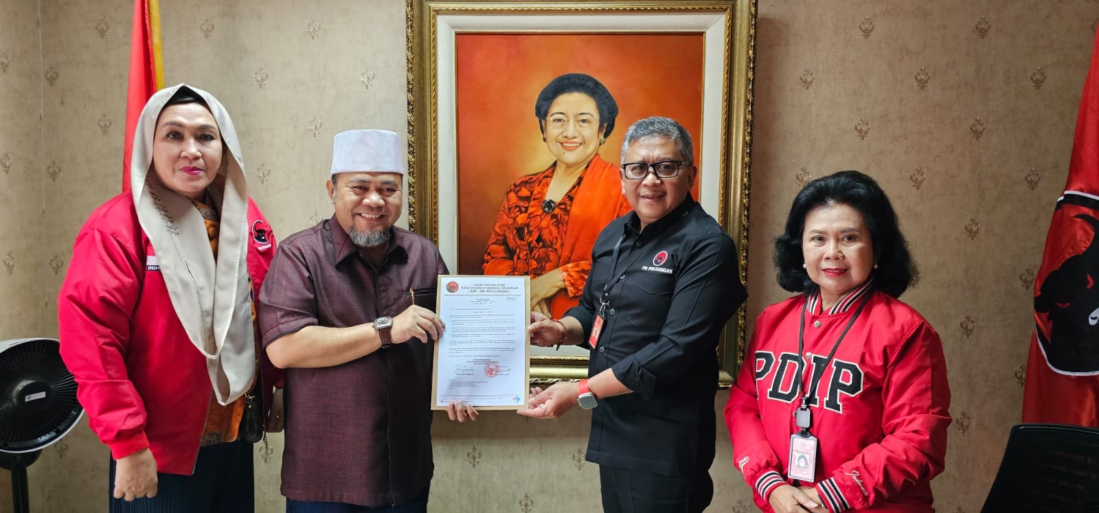 Dukungan PDIP di Pilgub Bengkulu 2024 Jatuh Ke Pasangan Helmi Hasan dan Ir Mian 