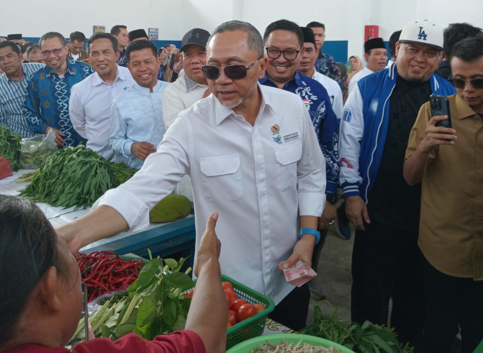 Mendag Zulkifli Hasan Resmikan Pasar Jangkar Mas dan Tinjau Harga Bapok di Kota Bengkulu