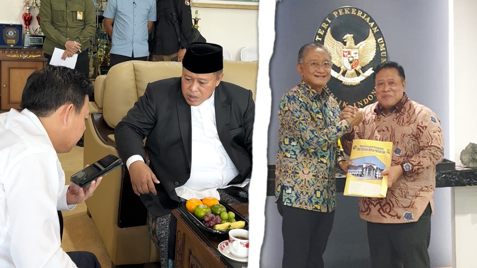 Atensi Sultan, Menteri PU RI Terima Proposal Pembangunan Jalan Kabupaten Mukomuko