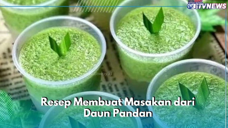Cek Resep Masakan Enak dari Daun Pandan, Cobain Puding Bersantan Ini