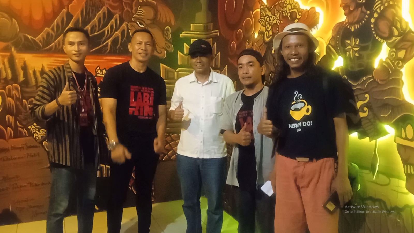 Ketua DPRD Hadiri Dan Buka Pameran Seni Mural 