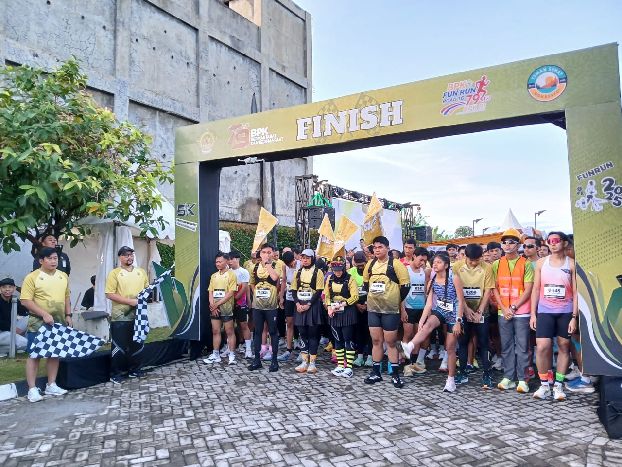 Semarak HUT ke-79 BPK, Fun Run 2025 Ramaikan Jalanan Kota Bengkulu