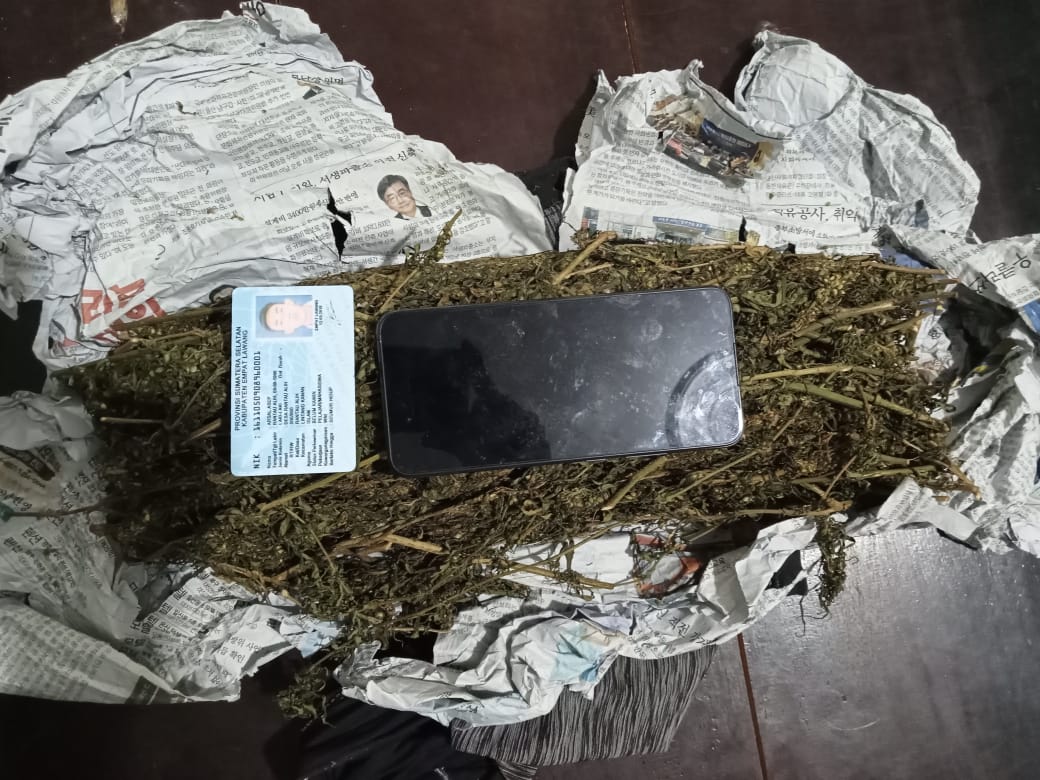 2 Pemuda Diringkus Bersama 1 Kilogram Ganja