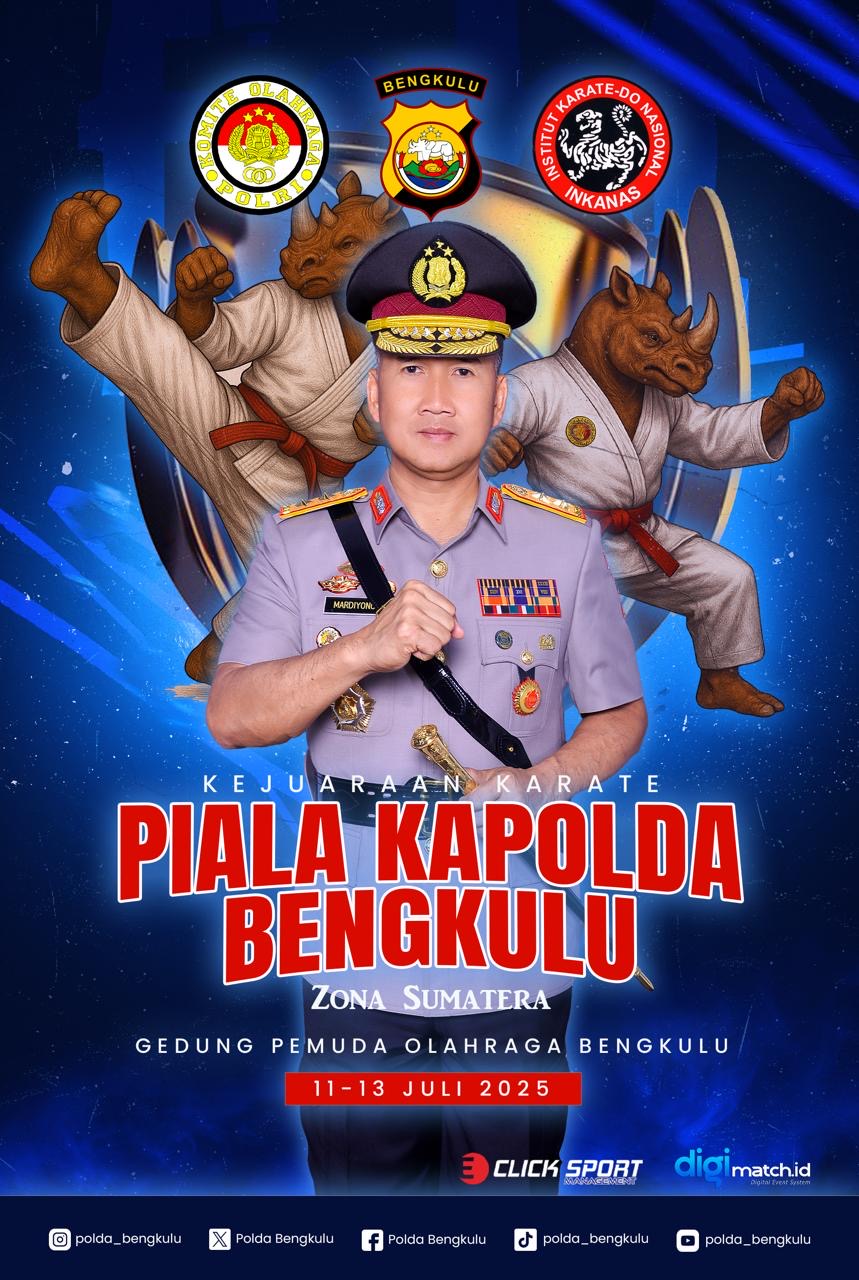 Juli, Kejuaraan Karate Kapolda Bengkulu Siap Digelar: Rebut Hadiah Puluhan Juta Rupiah!