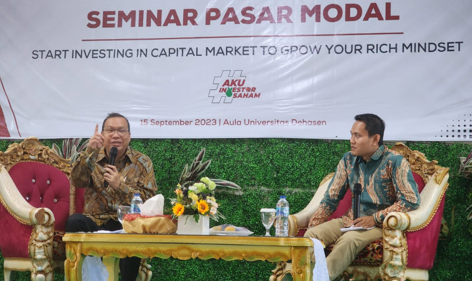 Gelar Seminar Pasar Modal, Fakultas Ekonomi Bisnis Unived Gandeng Bursa Efek Indonesia