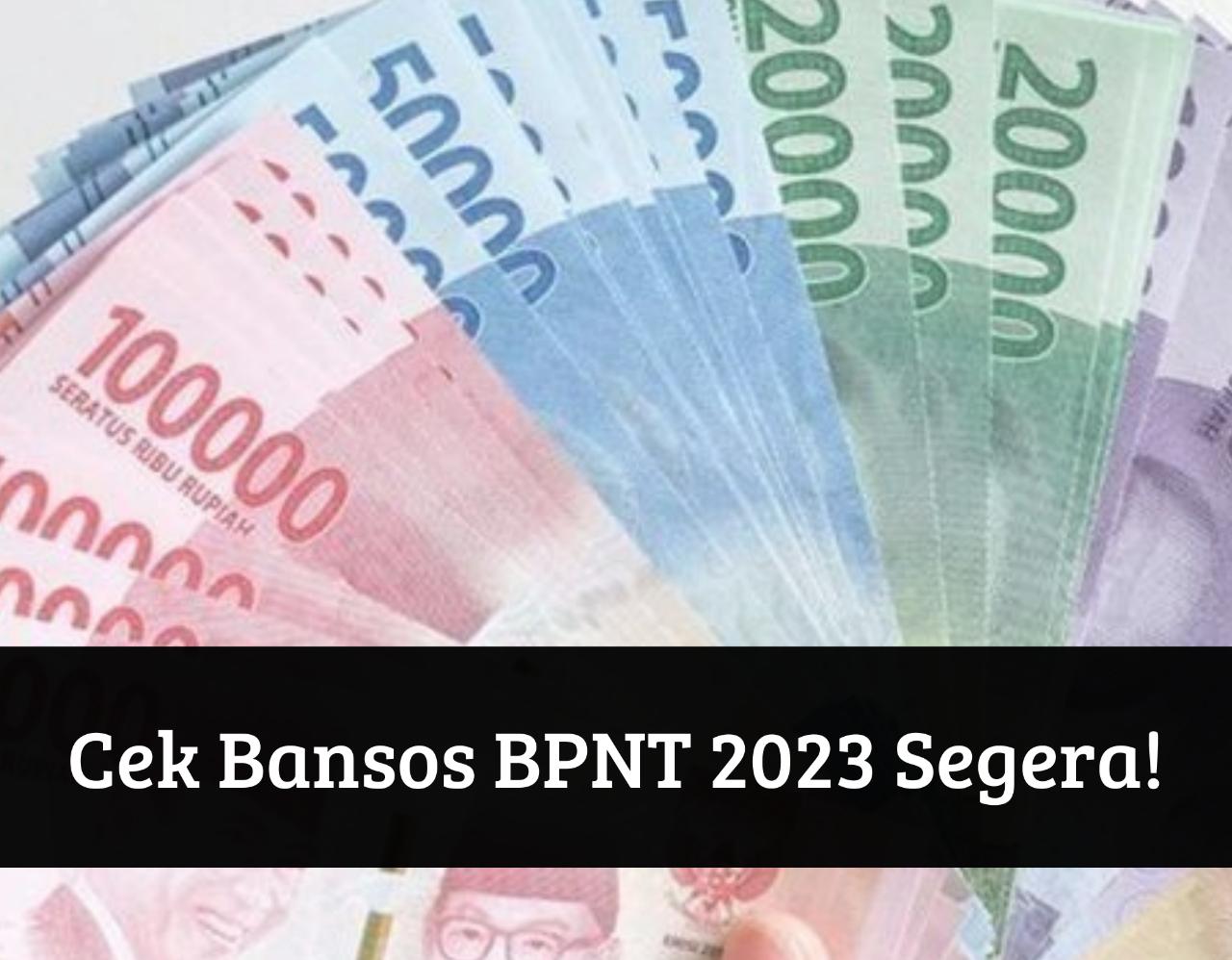 Bansos BPNT September 2023 Cair Rp600.000, Cek Penerimanya Dengan KTP, Bantuan Ambil di Tempat Ini