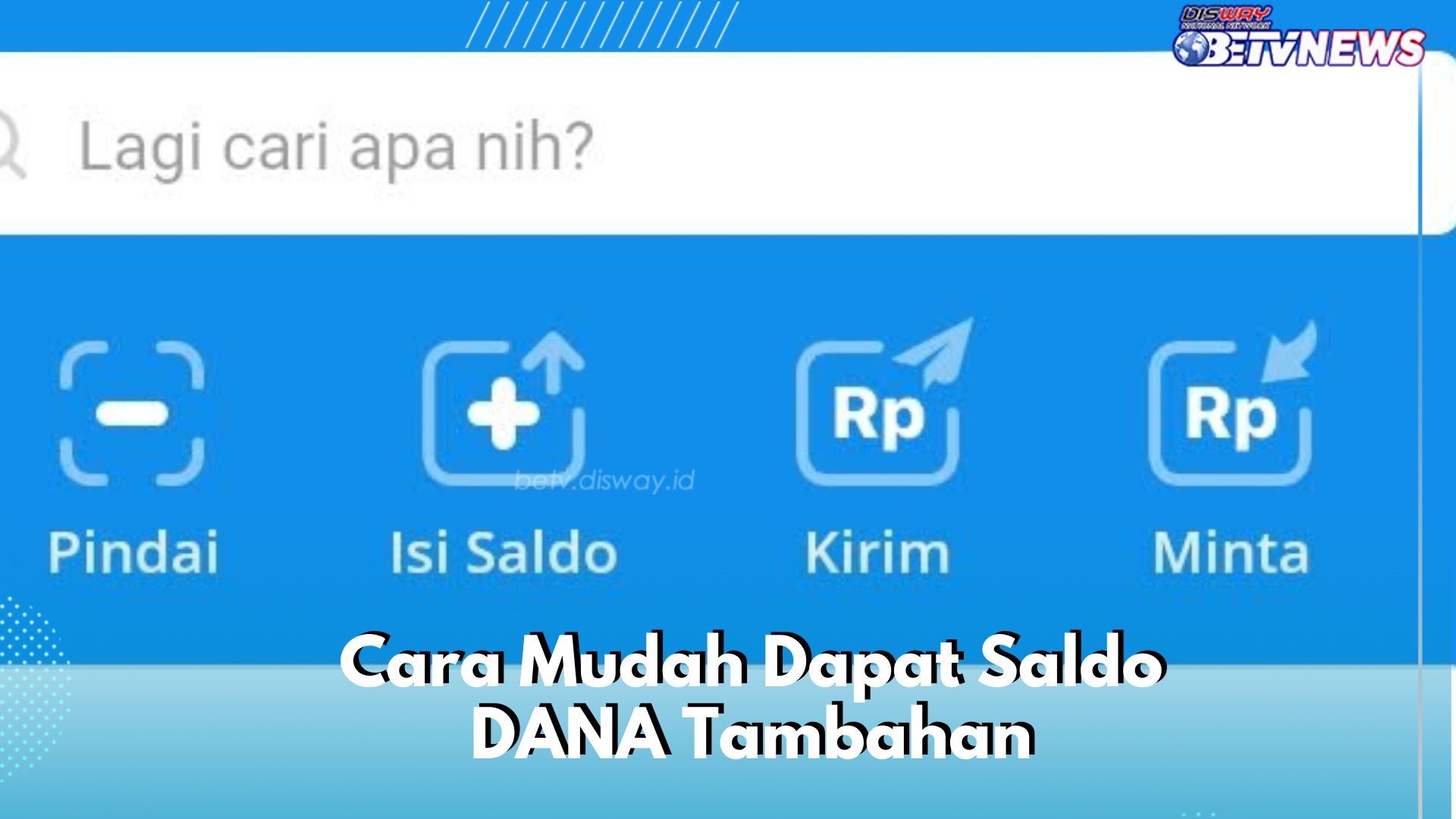 Cair Saldo DANA Pakai Fitur Ini, Bisa Nambah Uang hingga Rp100 Ribu Tanpa Ribet