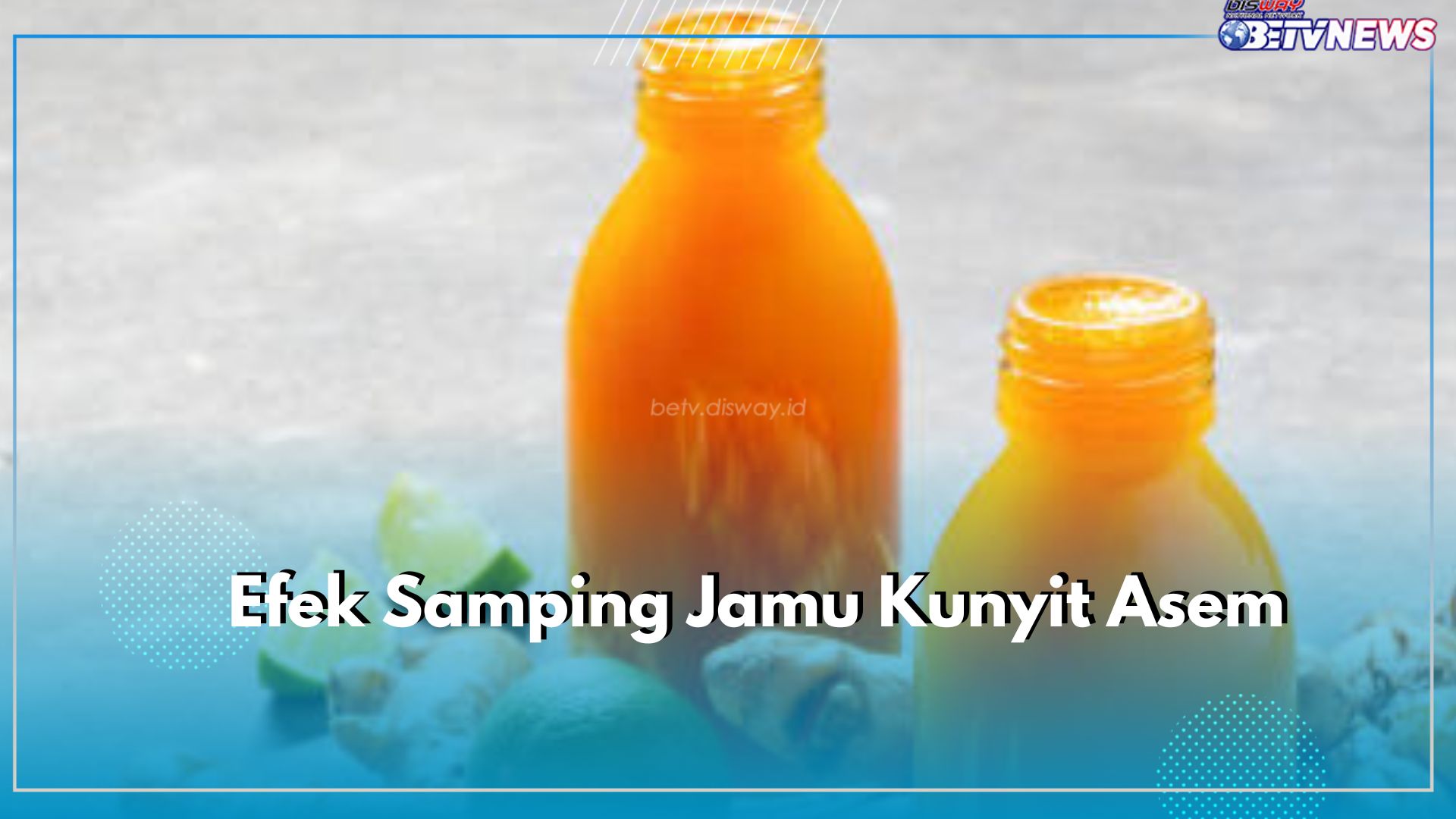 Jamu Kunir Asem Dapat Memicu Efek Samping, Cek di Sini Masalah Kesehatan yang Mungkin Terjadi