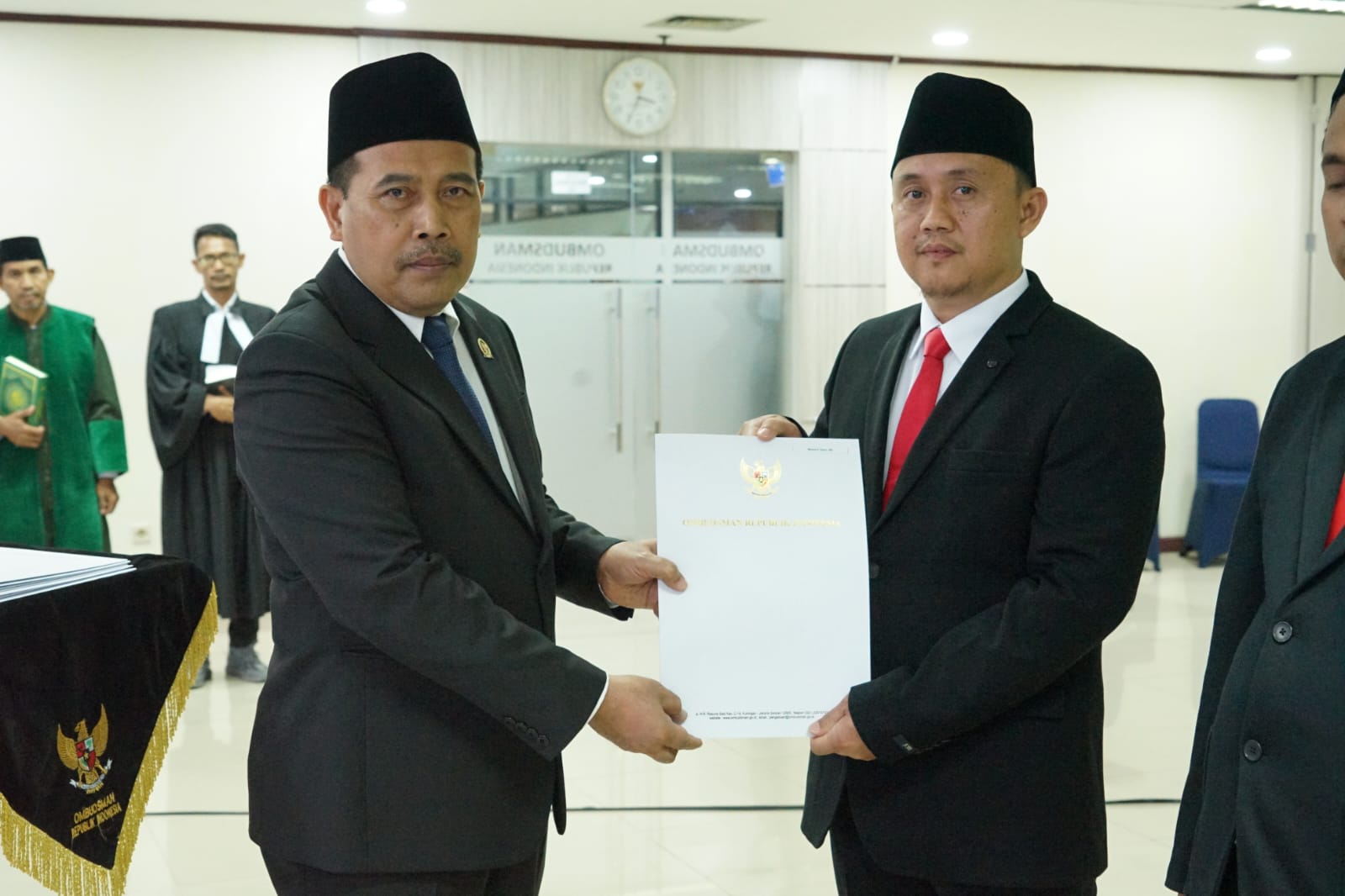 Mustari Testi Resmi Jabat Kepala Ombudsman RI Perwakilan Bengkulu, Komitmen Jalankan 3 Nilai Ini 