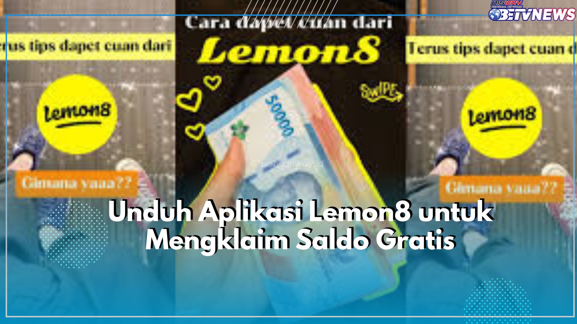 Tak Hanya Edit Foto, Aplikasi Lemon8 Bisa Hasilkan Saldo Gratis dengan Mudah, Penasaran? Klaim Caranya Disini!