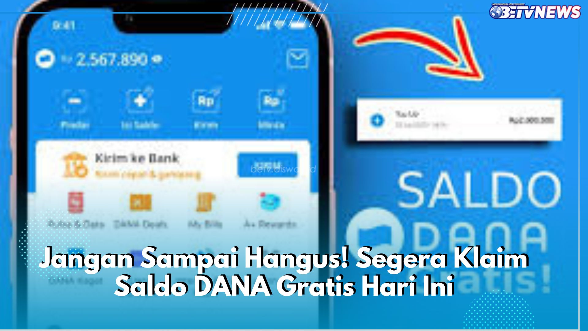 Ini Cara Klaim Saldo Dana Gratis Rp200 Ribu Hari Ini Jumat 28 Februari 2025, Cek di sini!