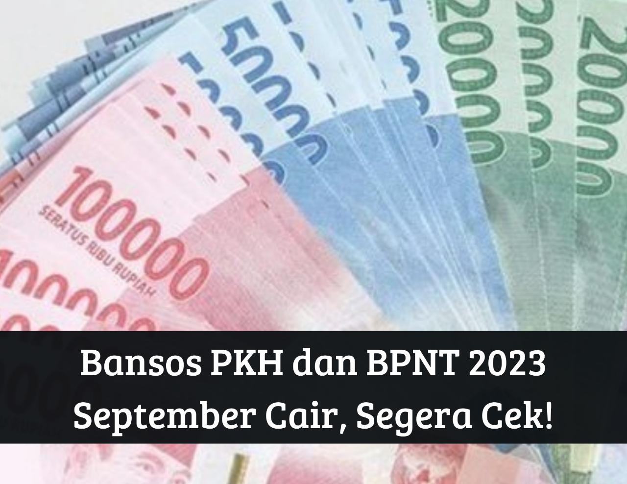 Cair Serentak September? Cek Penerima BLT PKH dan BPNT 2023, Bansos Masuk ke Rekening hingga Rp3.000.000