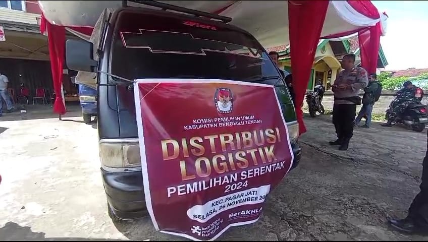 KPU Bengkulu Tengah Mulai Distribusikan Logistik ke 217 TPS 