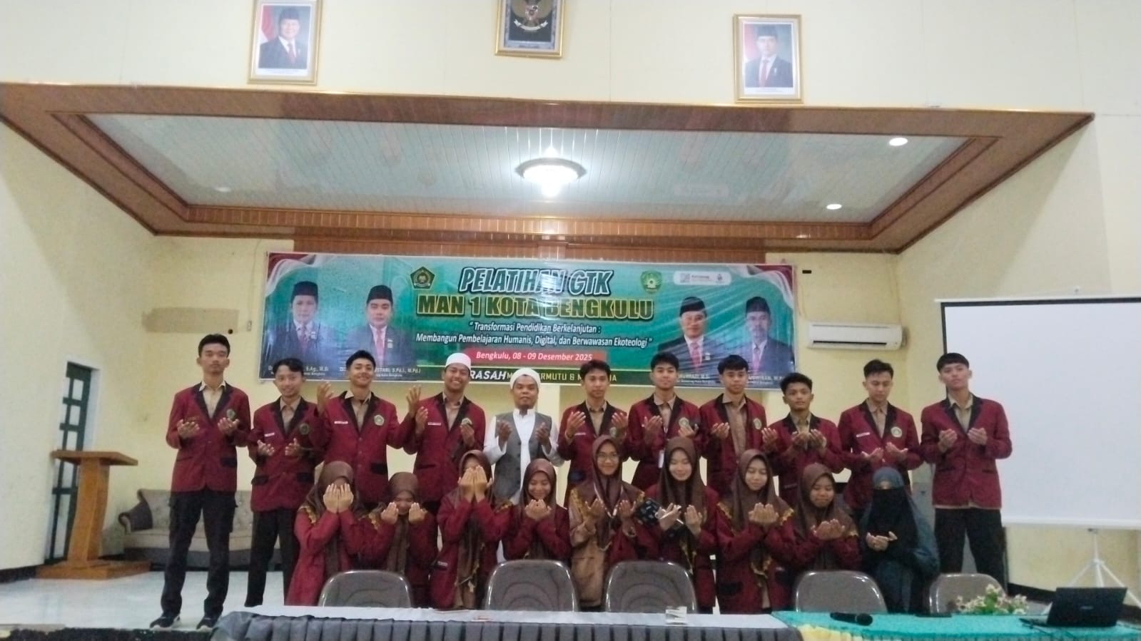 MAN 1 Bengkulu Perkuat Karakter dan Kepemimpinan Lewat Retret Merah Putih dan Amalan Mitigasi Langit