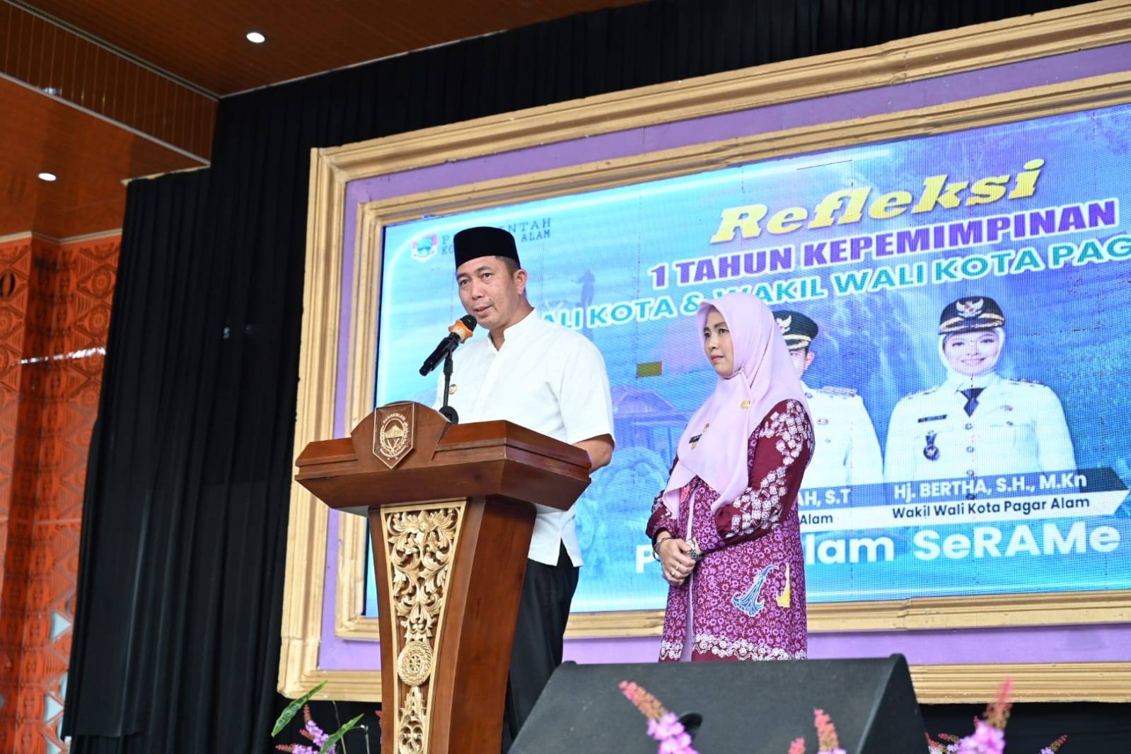 Setahun Ludi–Bertha Menakhodai Pagar Alam, 14 Program Prioritas Jadi Fondasi Layanan Publik