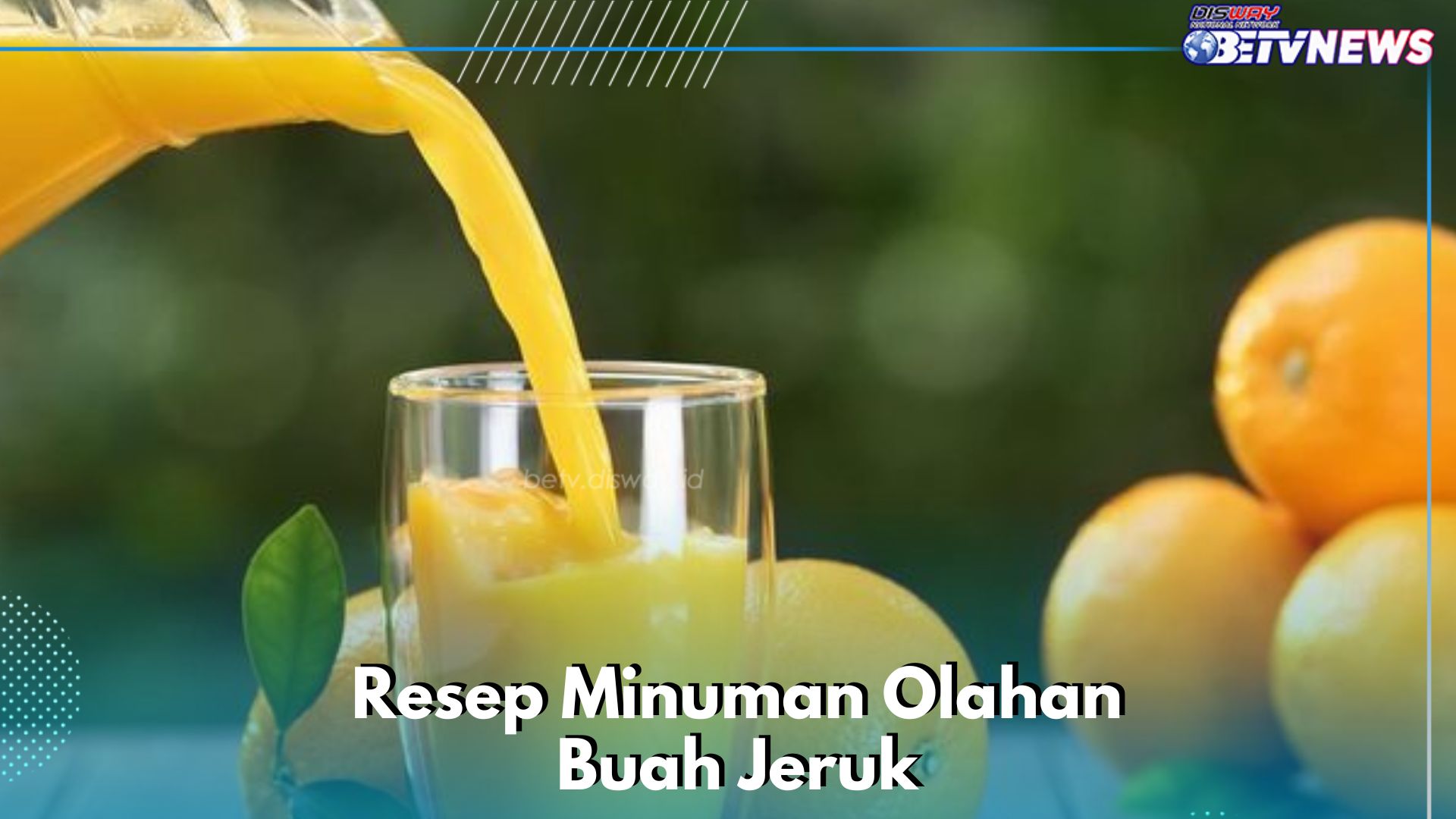 Cobain Resep Olahan Buah Jeruk Segar Ini, Minuman Simpel dan Bernutrisi