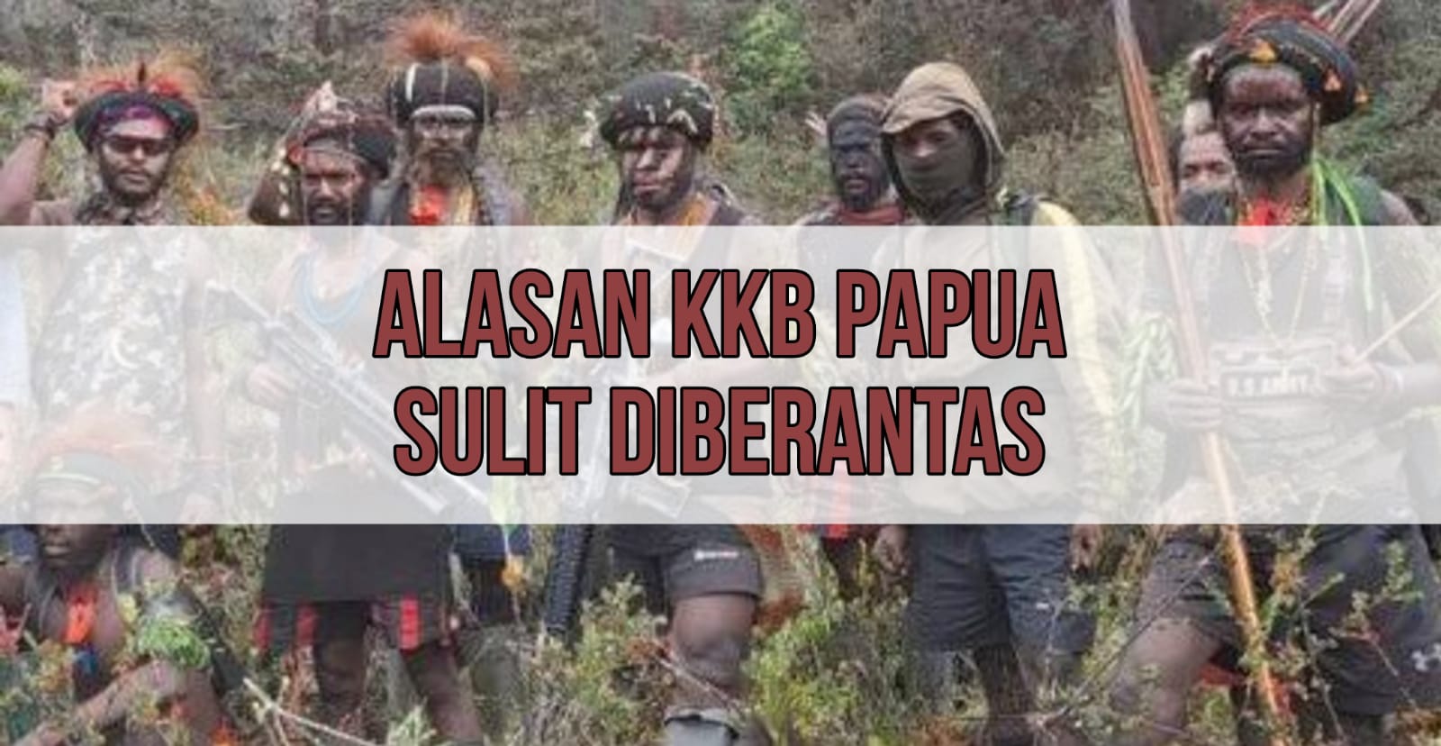 Ternyata Ini yang Bikin KKB Papua Sulit Diberantas, Ada yang Melindungi!