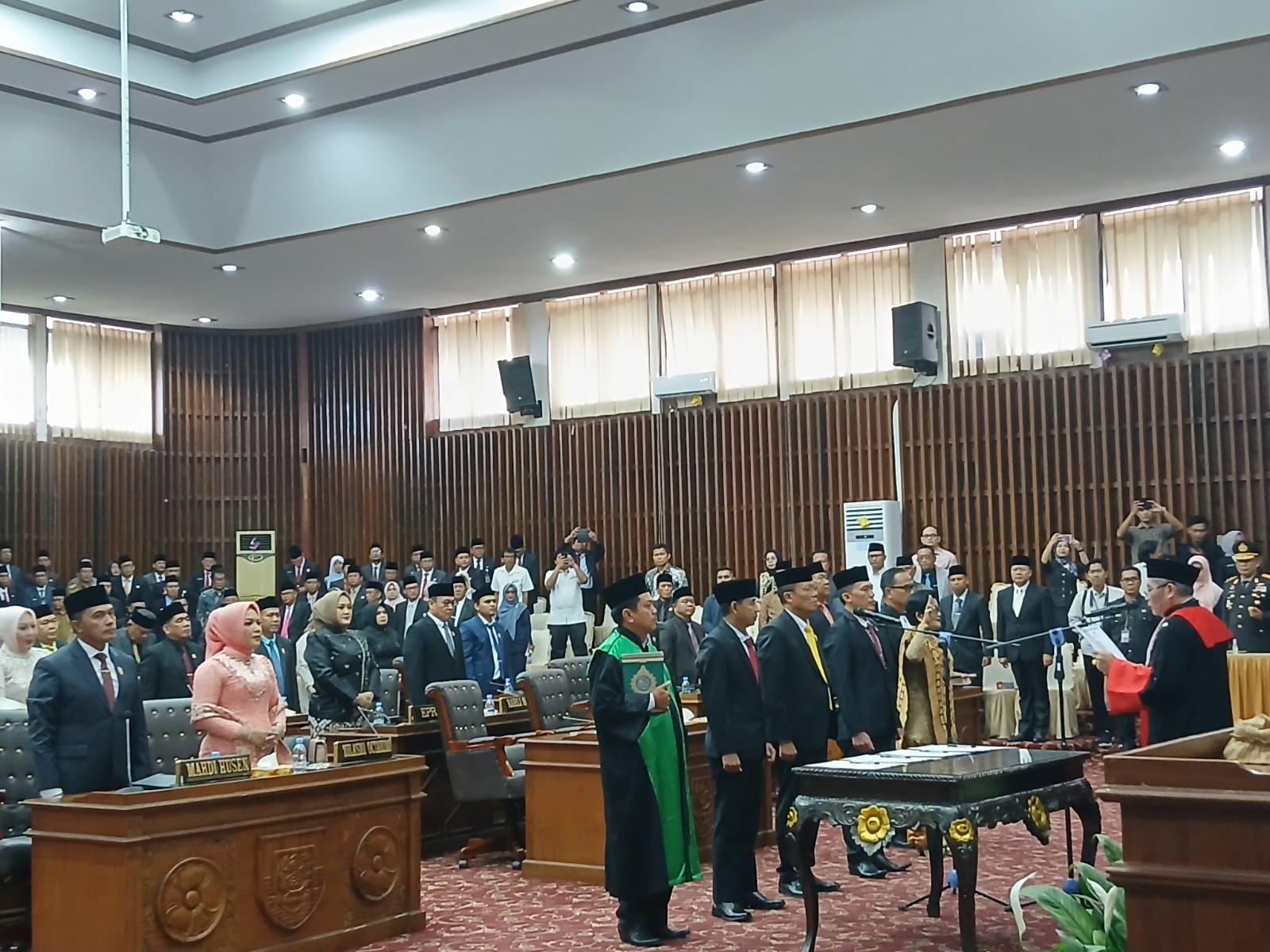 Pimpinan DPRD Provinsi Bengkulu Definitif Ucapkan Sumpah Janji untuk Periode 2024-2029