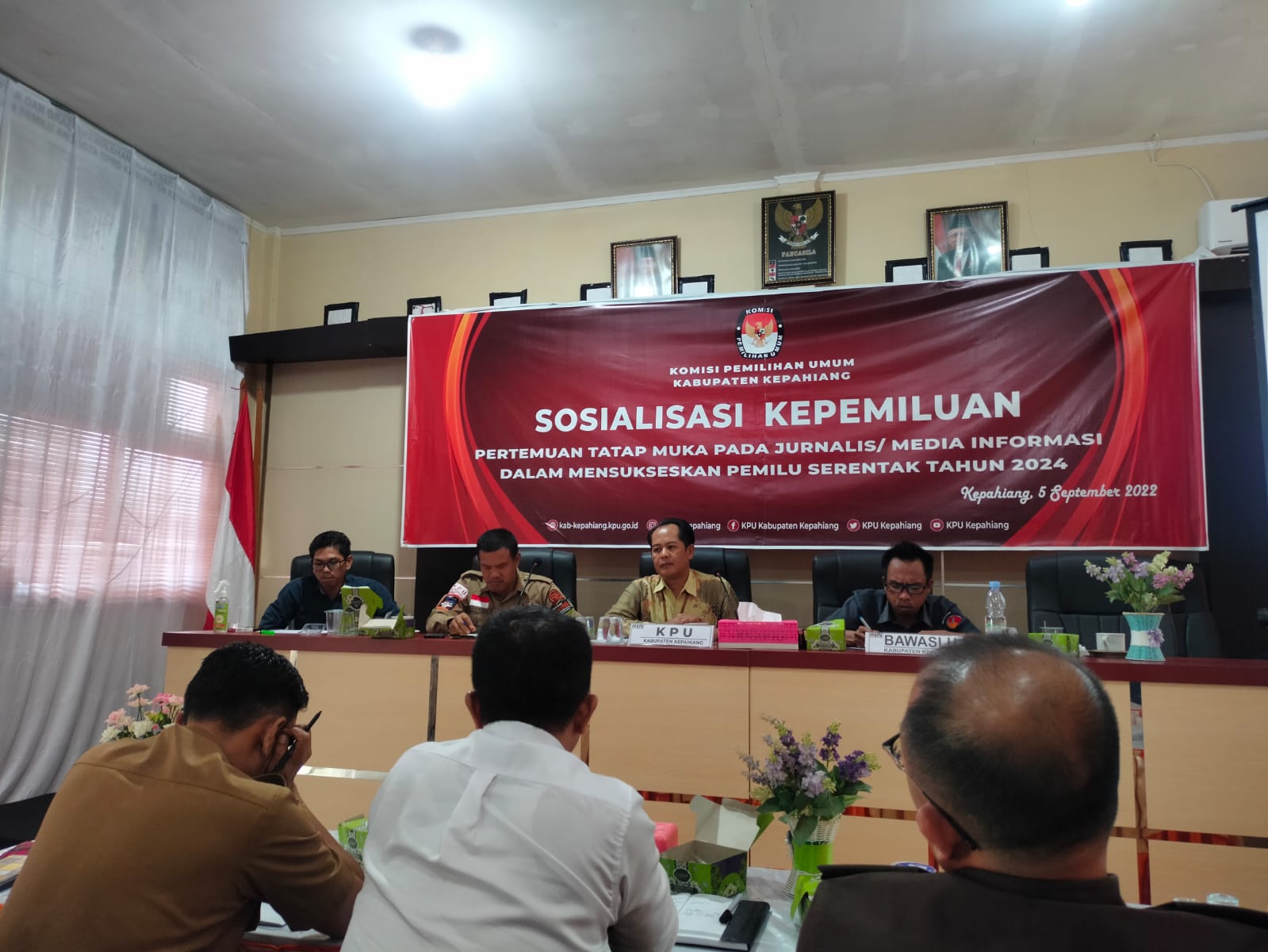 KPU Kepahiang Ajak Jurnalis Dukung Sukseskan Pemilu 2024
