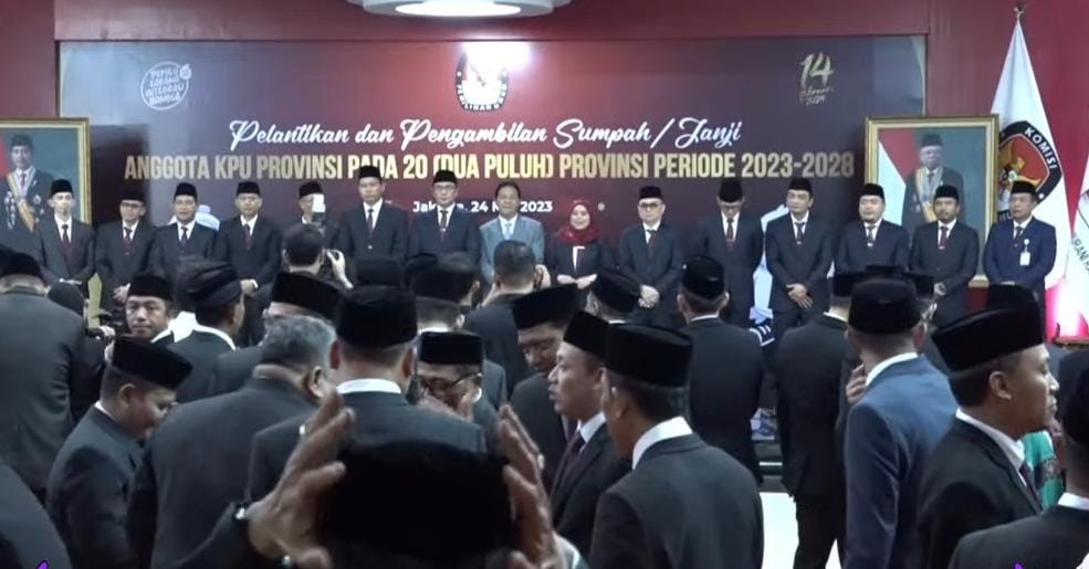 Rusman Sudarsono Jabat Ketua KPU Provinsi Bengkulu Priode 2023-2028