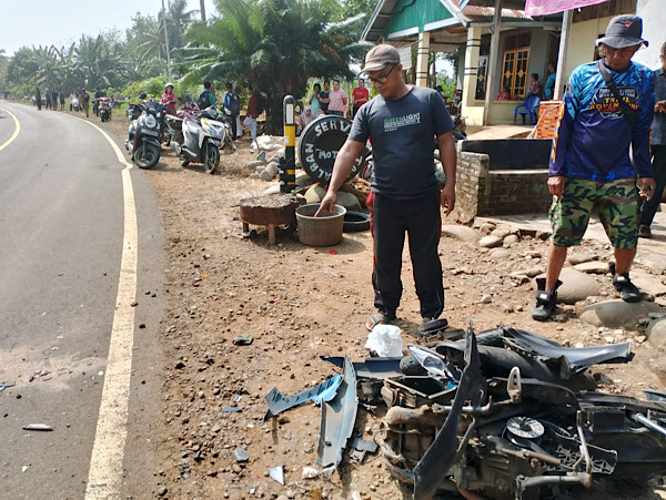 Kecelakaan Truk vs Motor di Jalinbar Bengkulu Utara, Seorang Pelajar Kritis