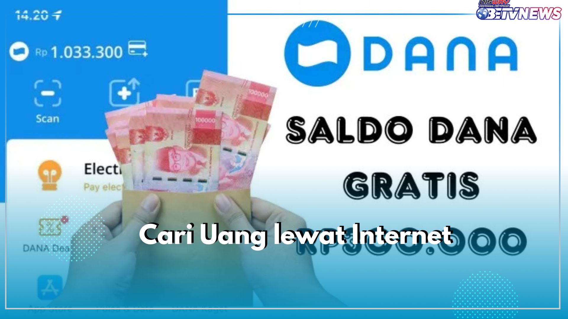 Cari Uang lewat Internet, Jangan Lewatkan Link Tautan Ini, Klaim Saldo Gratis ke Dompet Digital Rp350 Ribu