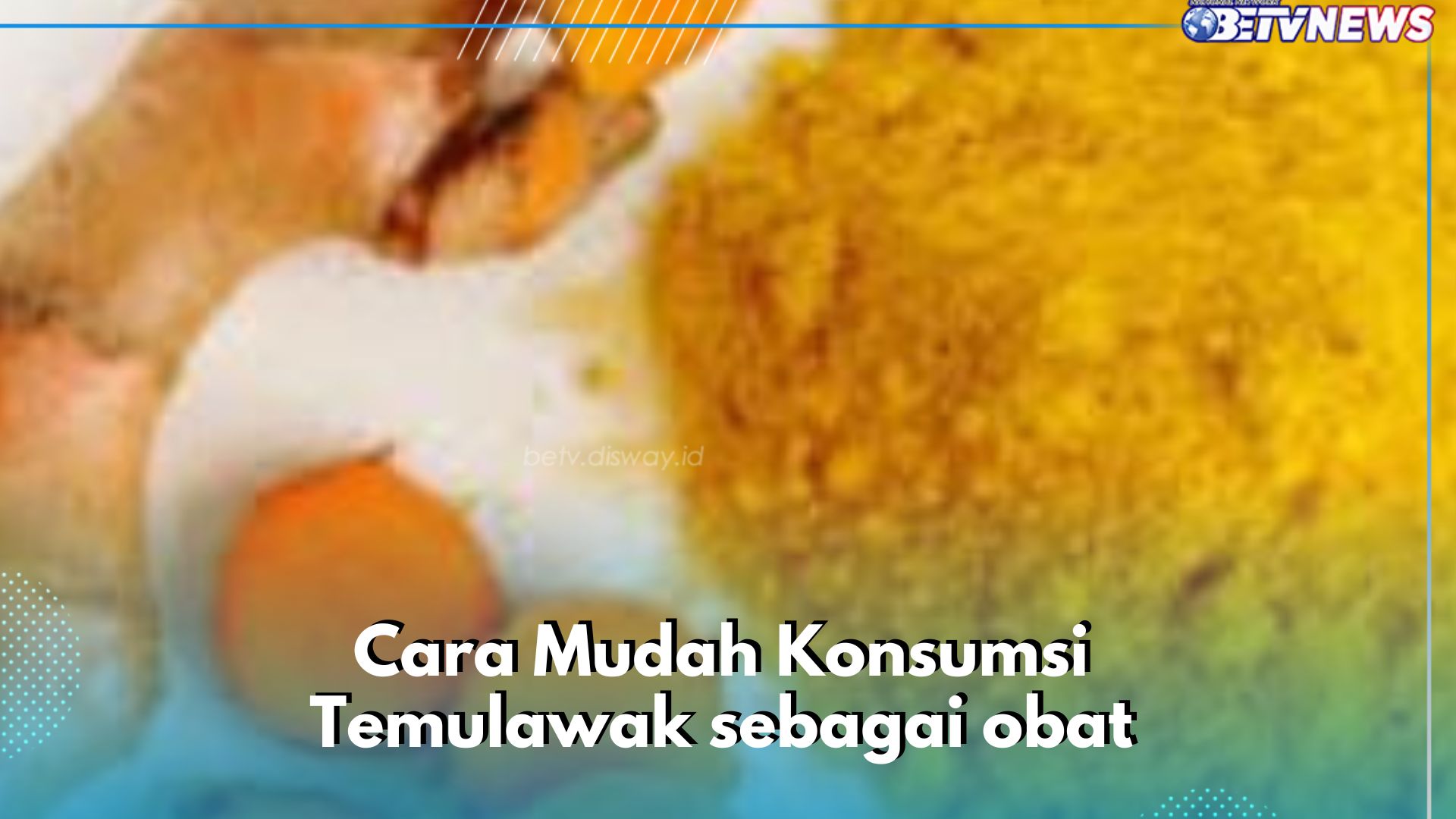 Ini Cara Mudah Bikin Obat dari Temulawak, Baik bagi Kesehatan, Coba Gunakan Rimpang Segar