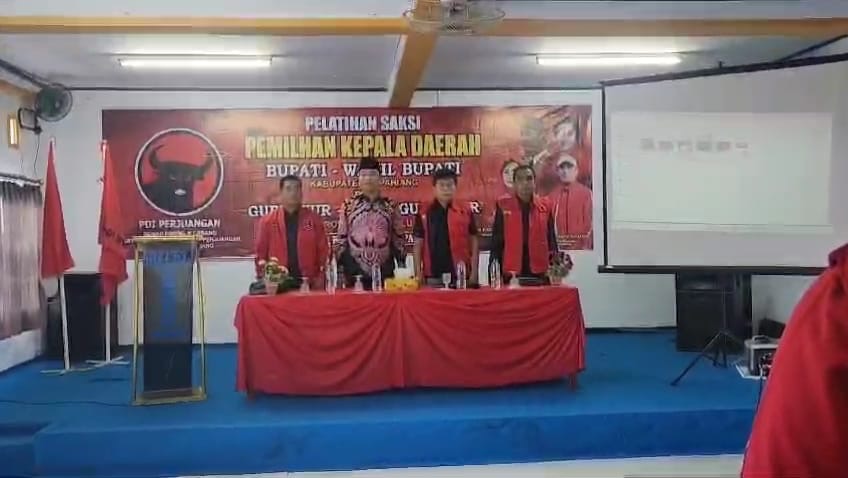 Kawal Pemungutan Suara Pilkada 2024, PDIP Kepahiang Bentuk Saksi Setiap TPS