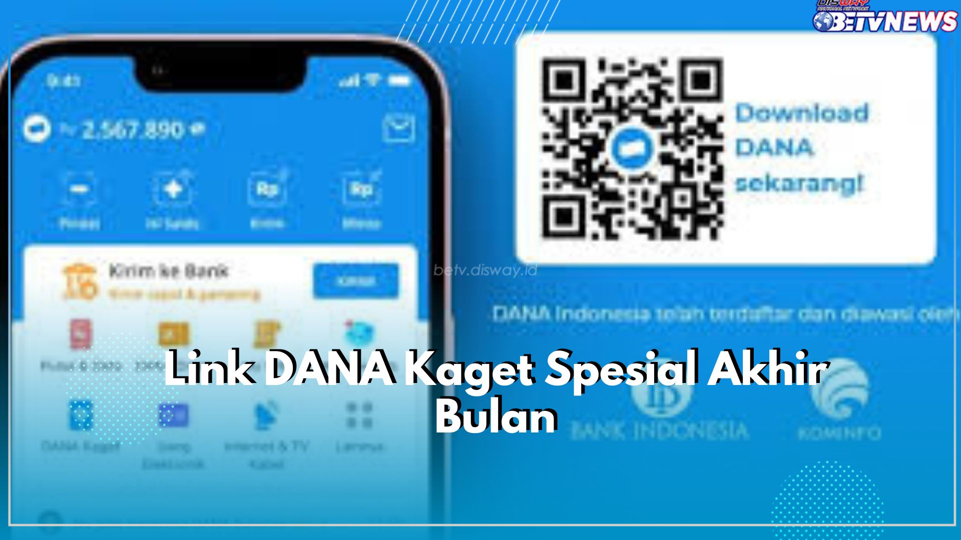Wow Ada Rezeki Nomplok Akhir Bulan Nih! Ayo, Segera Klaim Saldo DANA Gratis, Cek Caranya Disini!